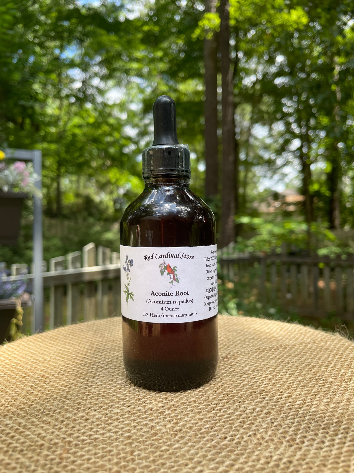 Aconite Dried Prepared Root (Aconitum Napellus) Tincture Herb Extract Double Extraction