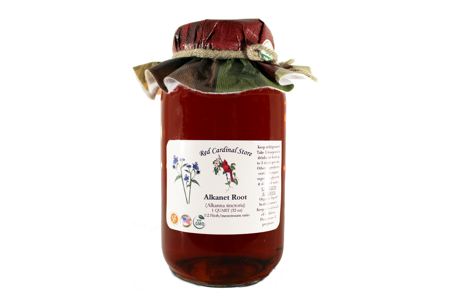 Alkanet Root (Alkanna Tinctoria) Tincture Herb Extract Double Extraction