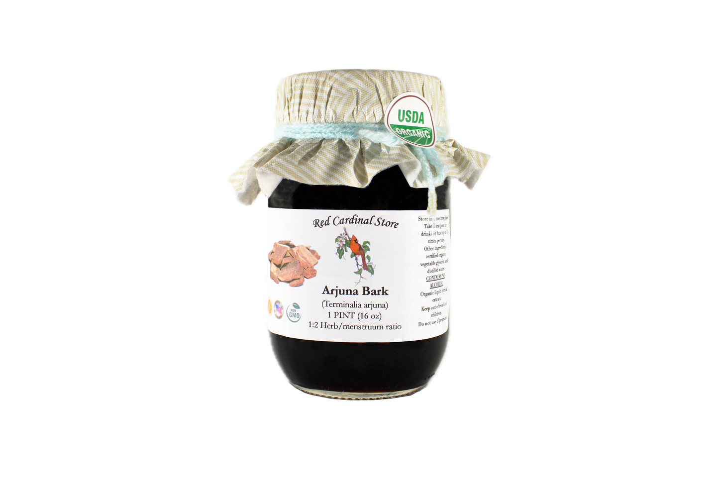 Arjuna Bark Tincture Herb Extract Double Extraction