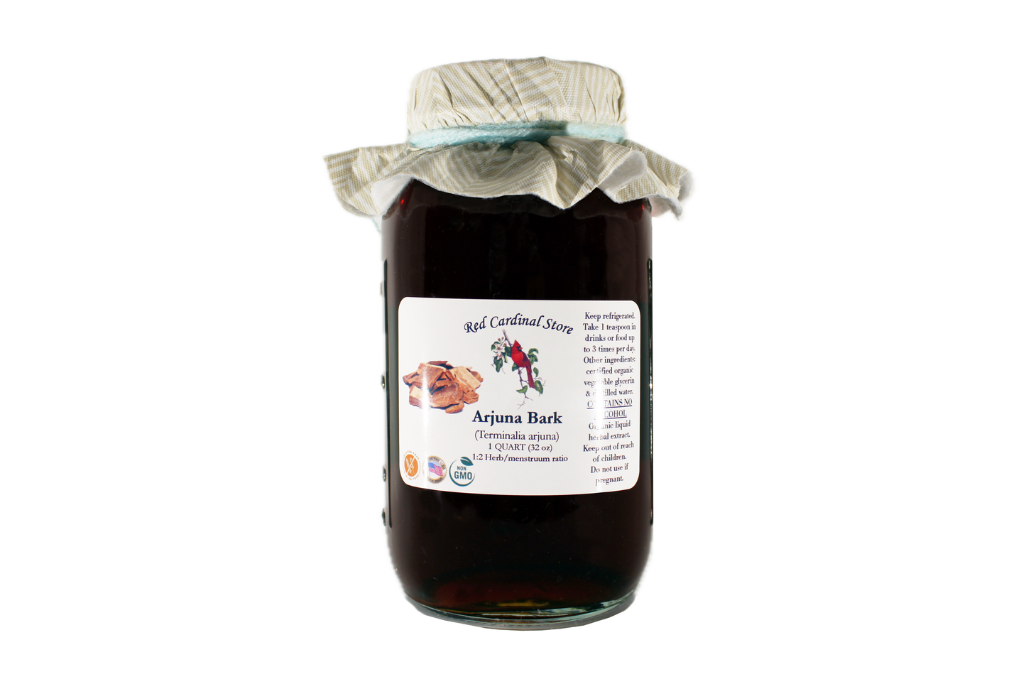 Arjuna Bark Tincture Herb Extract Double Extraction