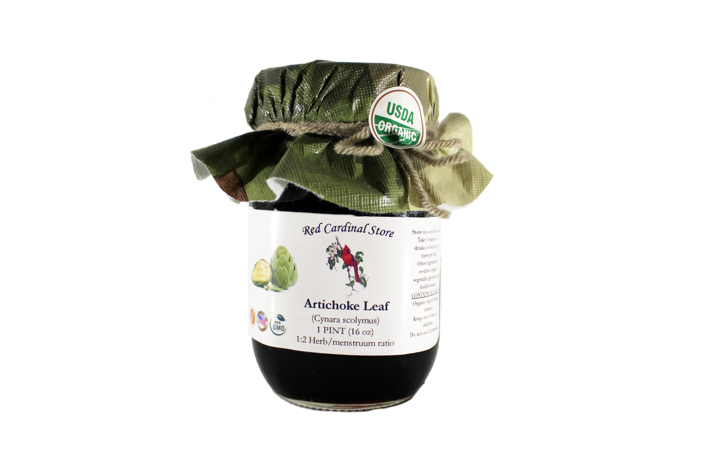 Artichoke Leaf Tincture Herb Extract Double Extraction