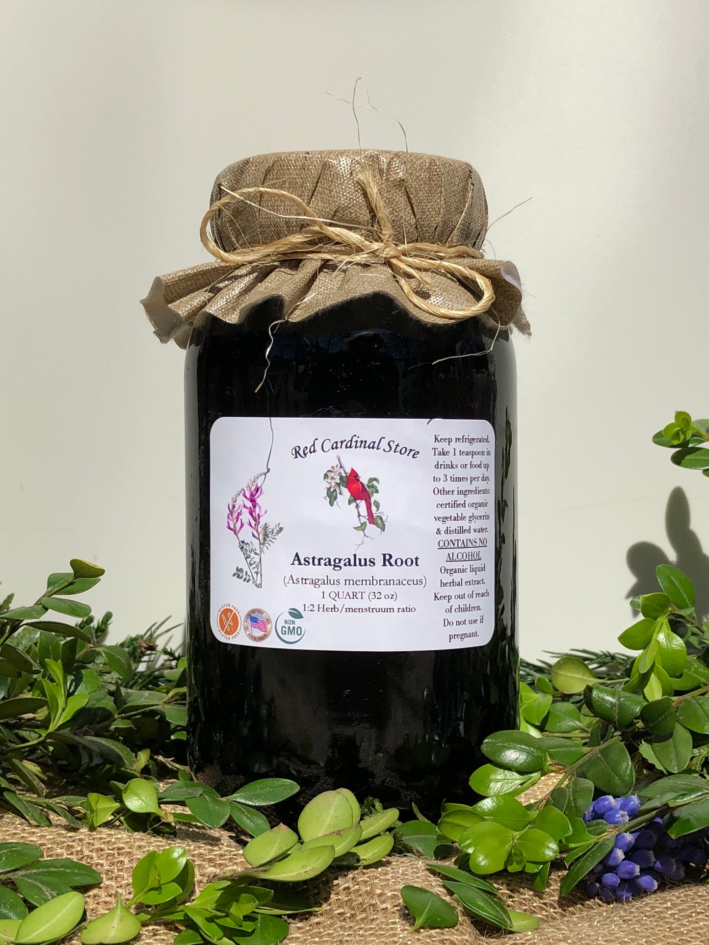 Astragalus Root Tincture Extract Double Extraction