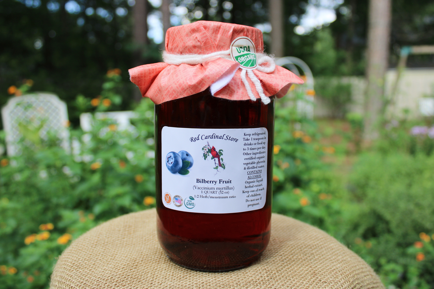 Bilberry Fruit (Vaccinium Myrtillus) Tincture Herb Extract Double Extraction