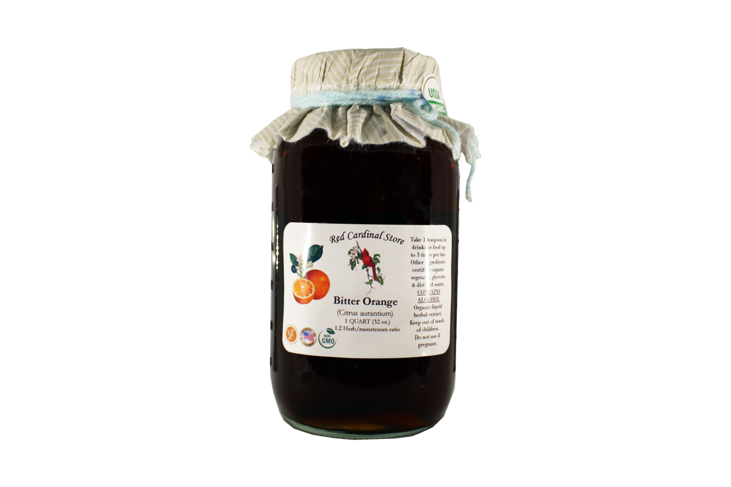 Bitter Orange (Zhi Shi, Citrus Aurantium) Tincture Herb Extract Double Extraction