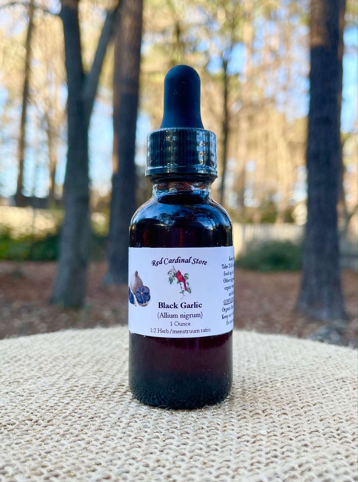 Black Garlic Tincture Herb Extract Double Extraction