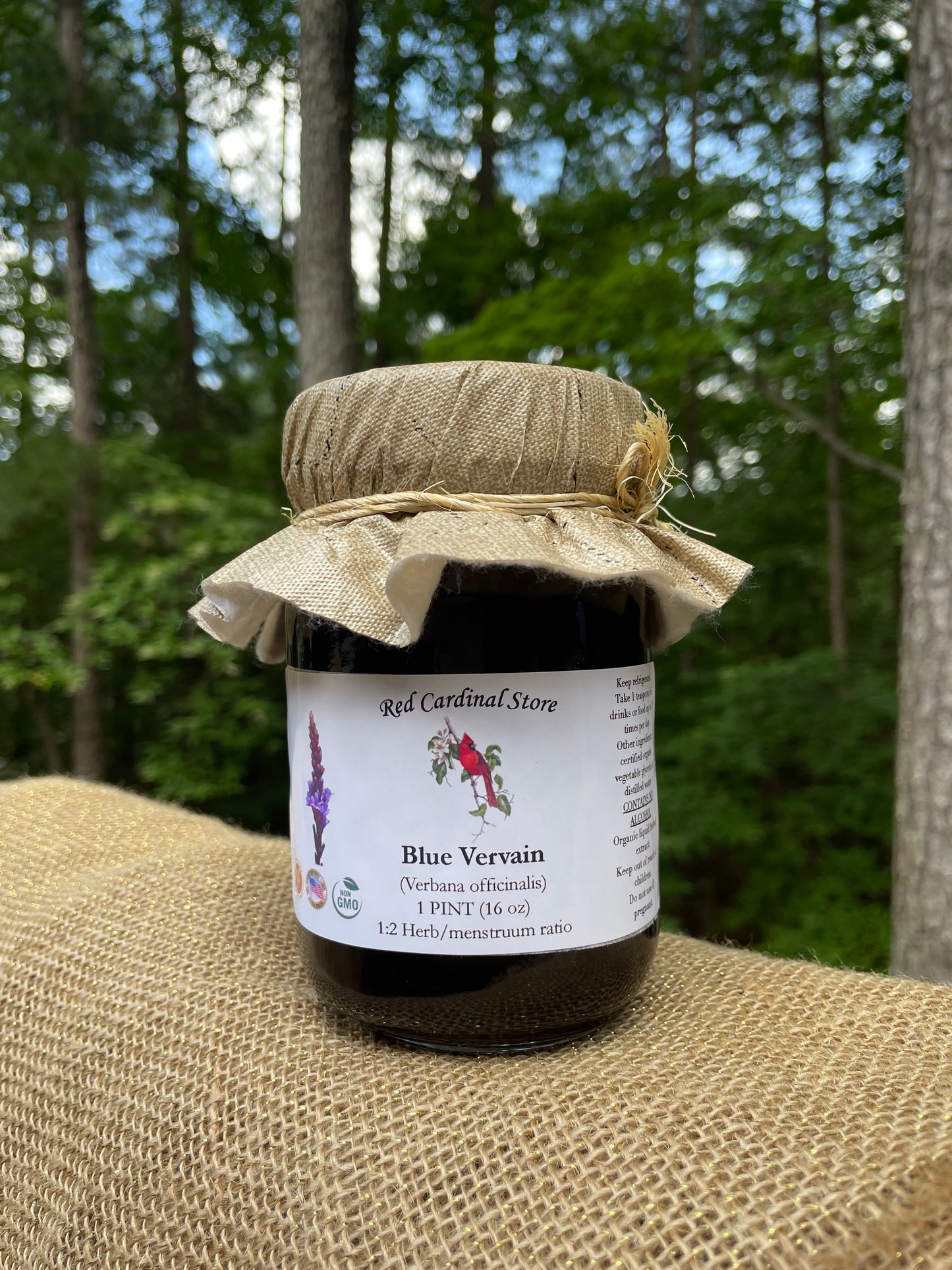 Blue Vervain Tincture Herb Extract Double Extraction