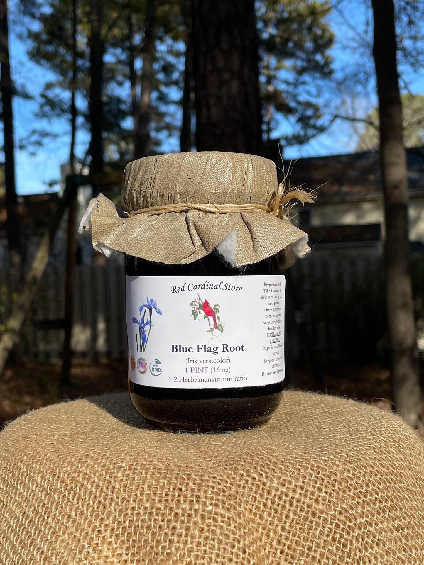 Blue Flag Root (Iris Versicolor) Tincture Herb Extract Double Extraction