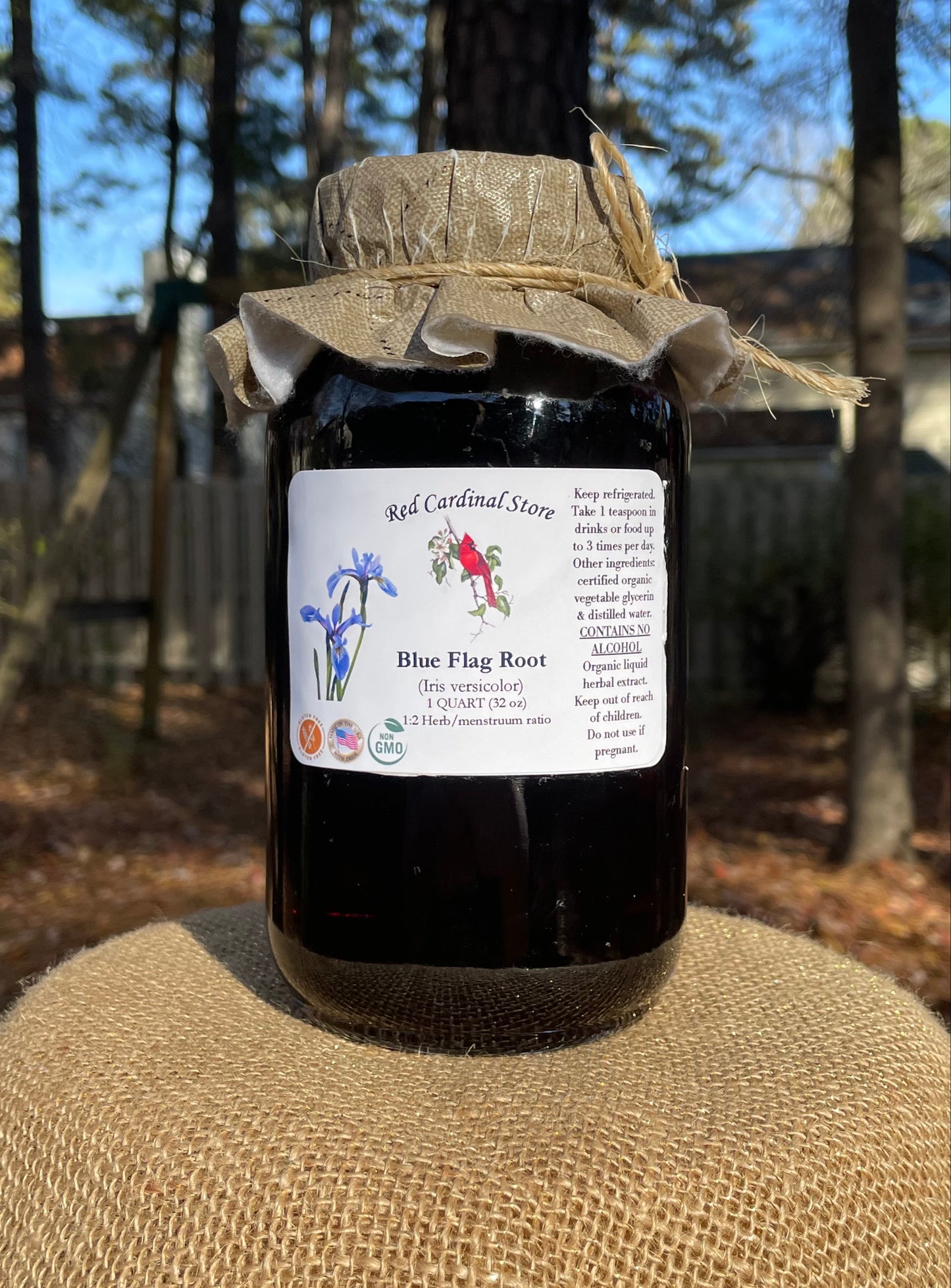 Blue Flag Root (Iris Versicolor) Tincture Herb Extract Double Extraction