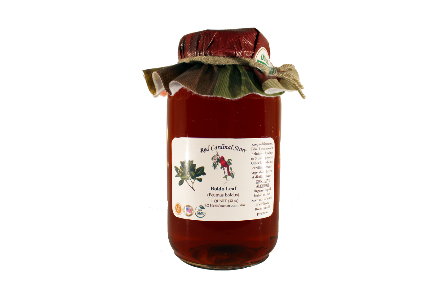 Boldo Leaf Tincture (Peumus Boldus) Herb Extract Double Extraction