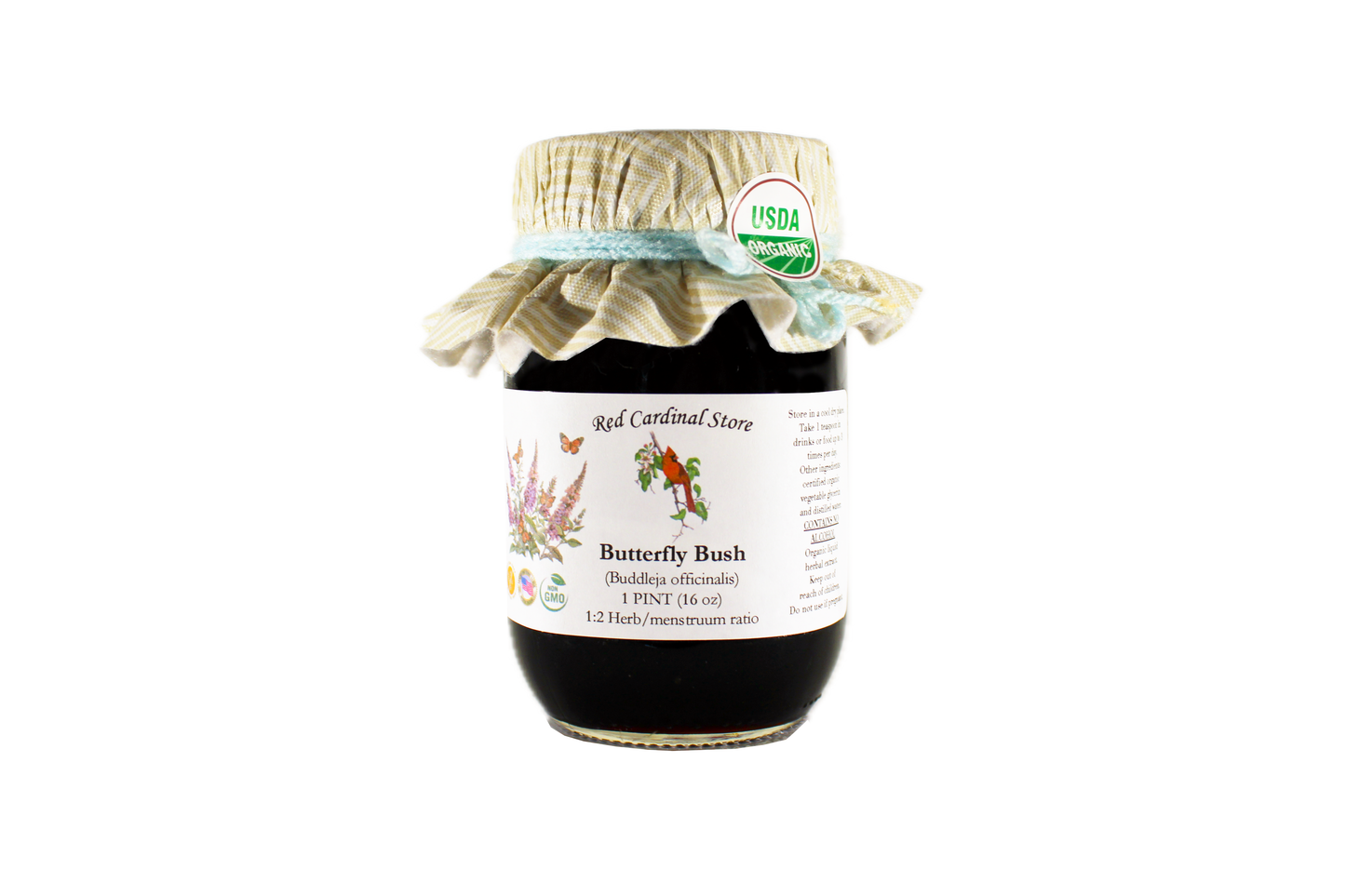 Butterfly Bush (Buddleja Officinalis) Tincture Herb Extract Double Extraction