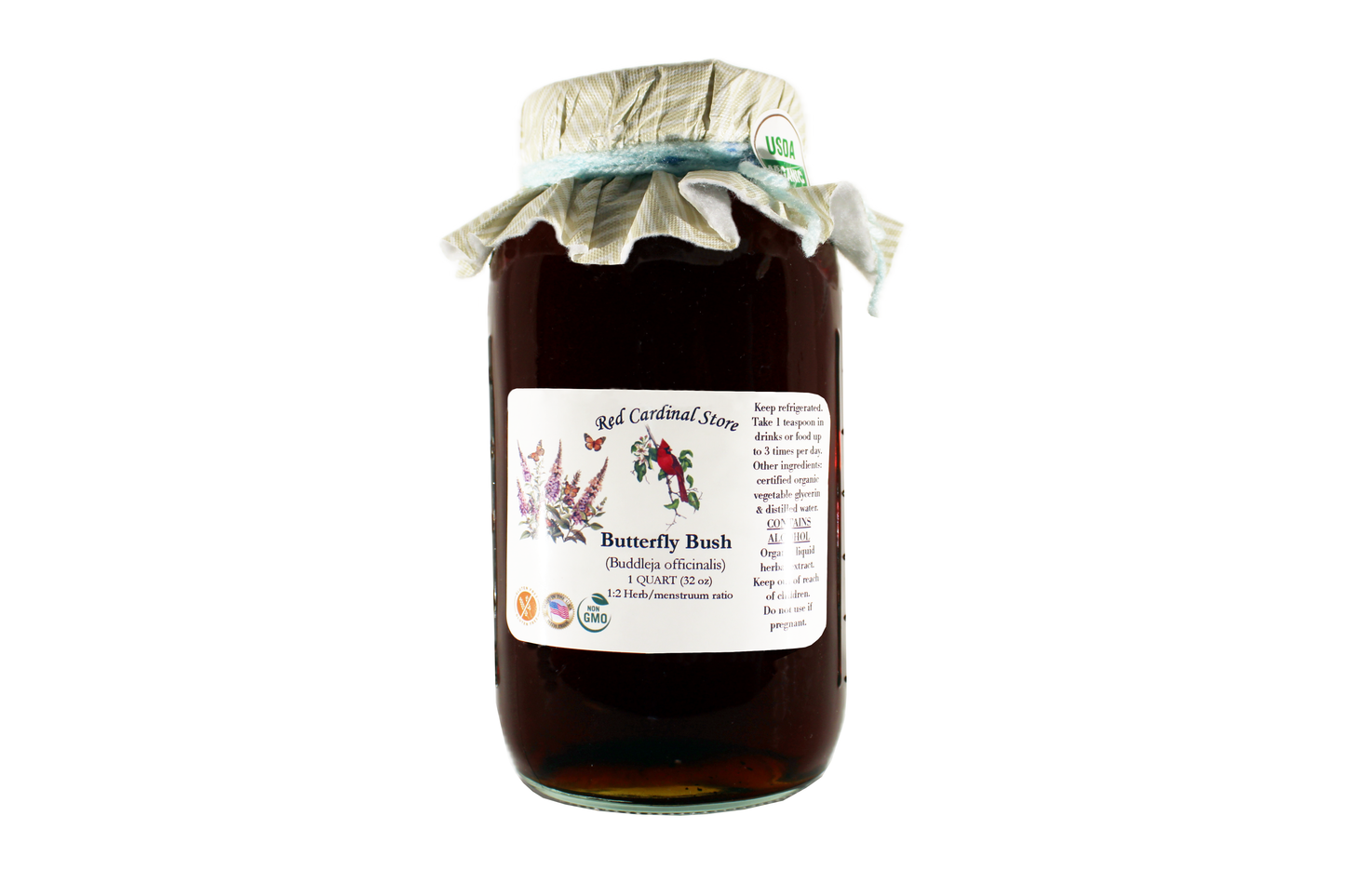 Butterfly Bush (Buddleja Officinalis) Tincture Herb Extract Double Extraction