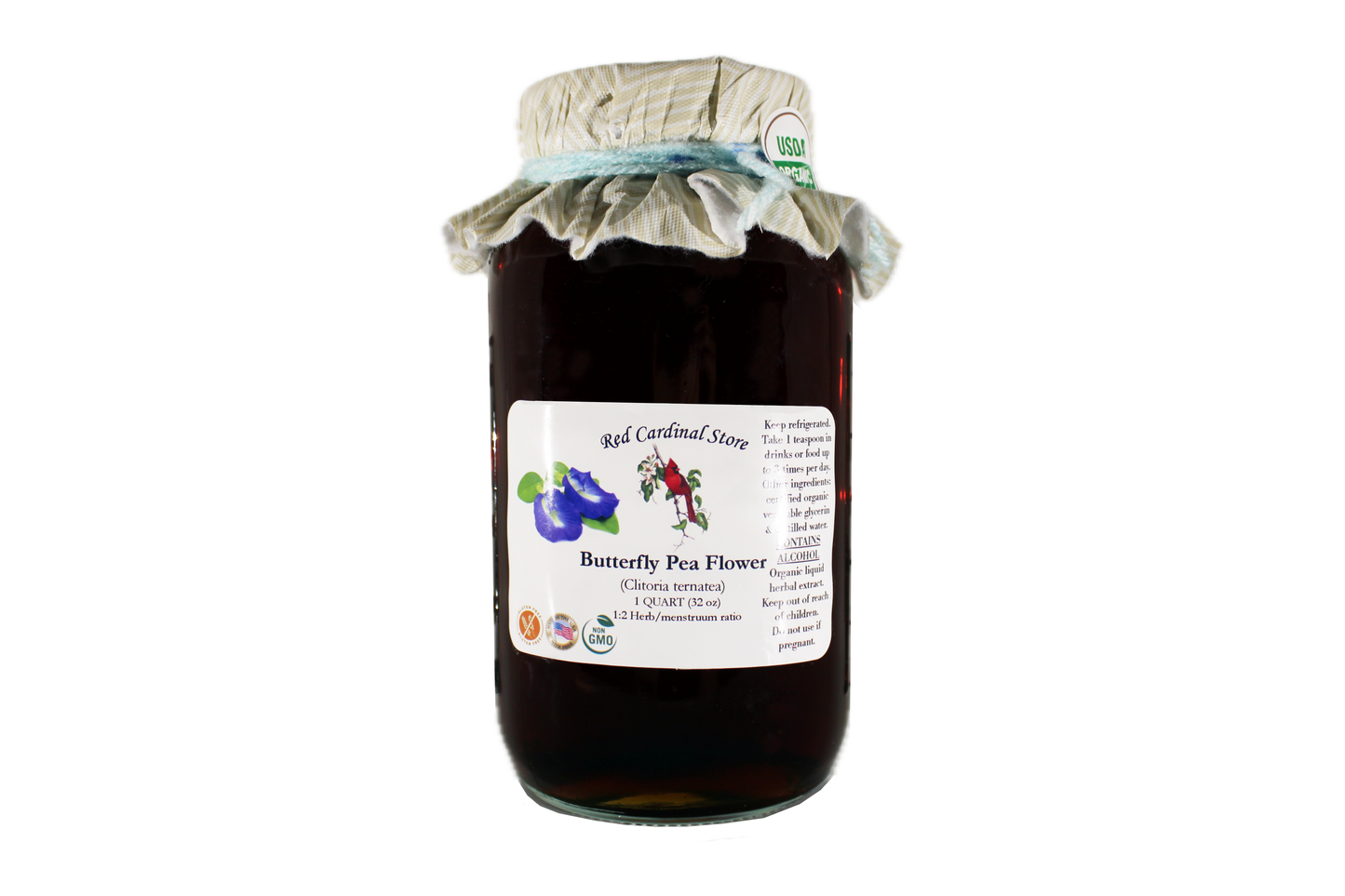 Butterfly Pea Flower Tincture Herb Extract Double Extraction