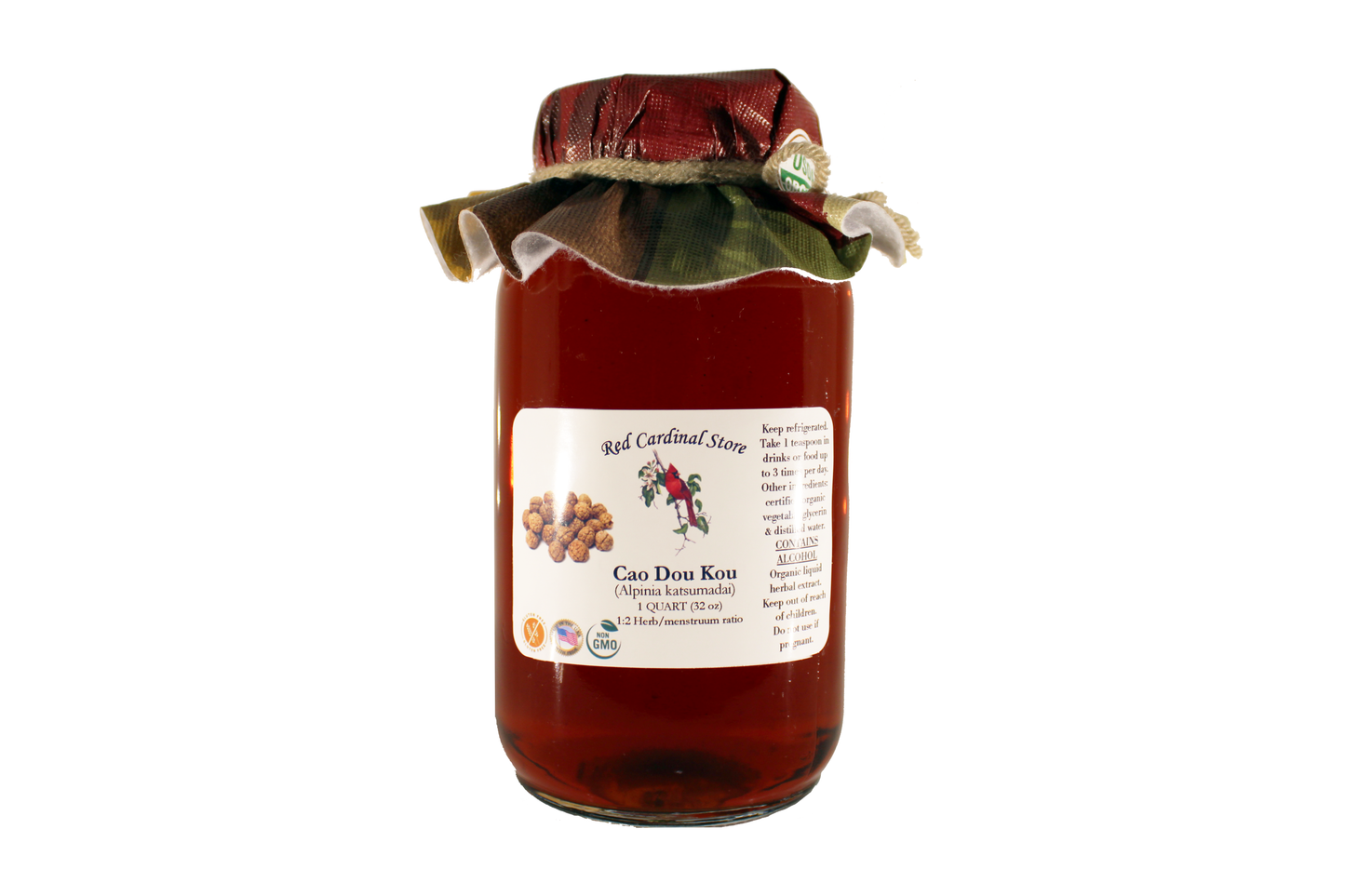 Cao Dou Kou (Alpinia Katsumadai) Seed Tincture Herb Extract Double Extraction