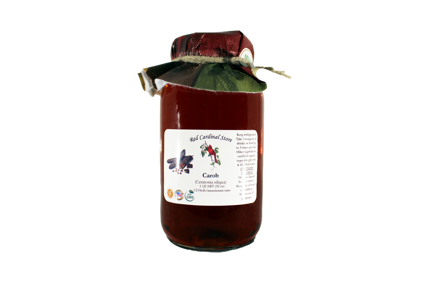 Carob (Ceratonia Siliqua) Tincture Herb Extract Double Extraction