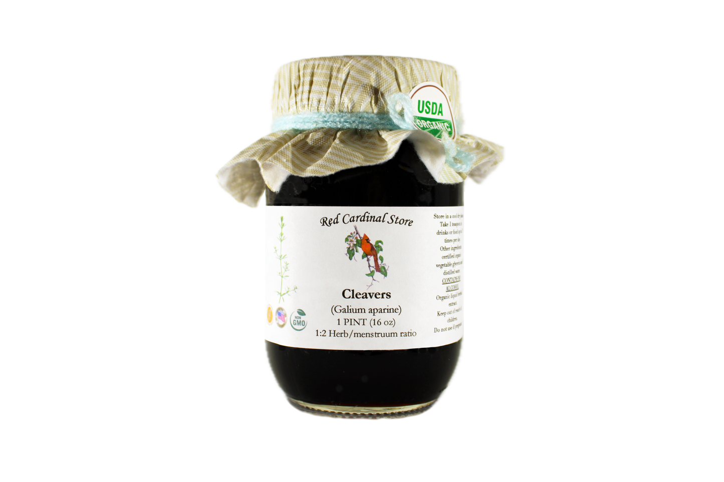 Cleavers Tincture Herb Extract Double Extraction
