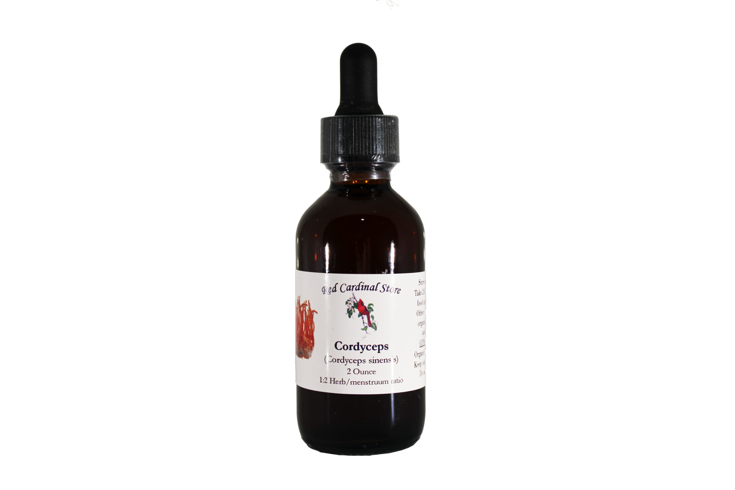 Cordyceps Mushroom Tincture Herb Extract Double Extraction
