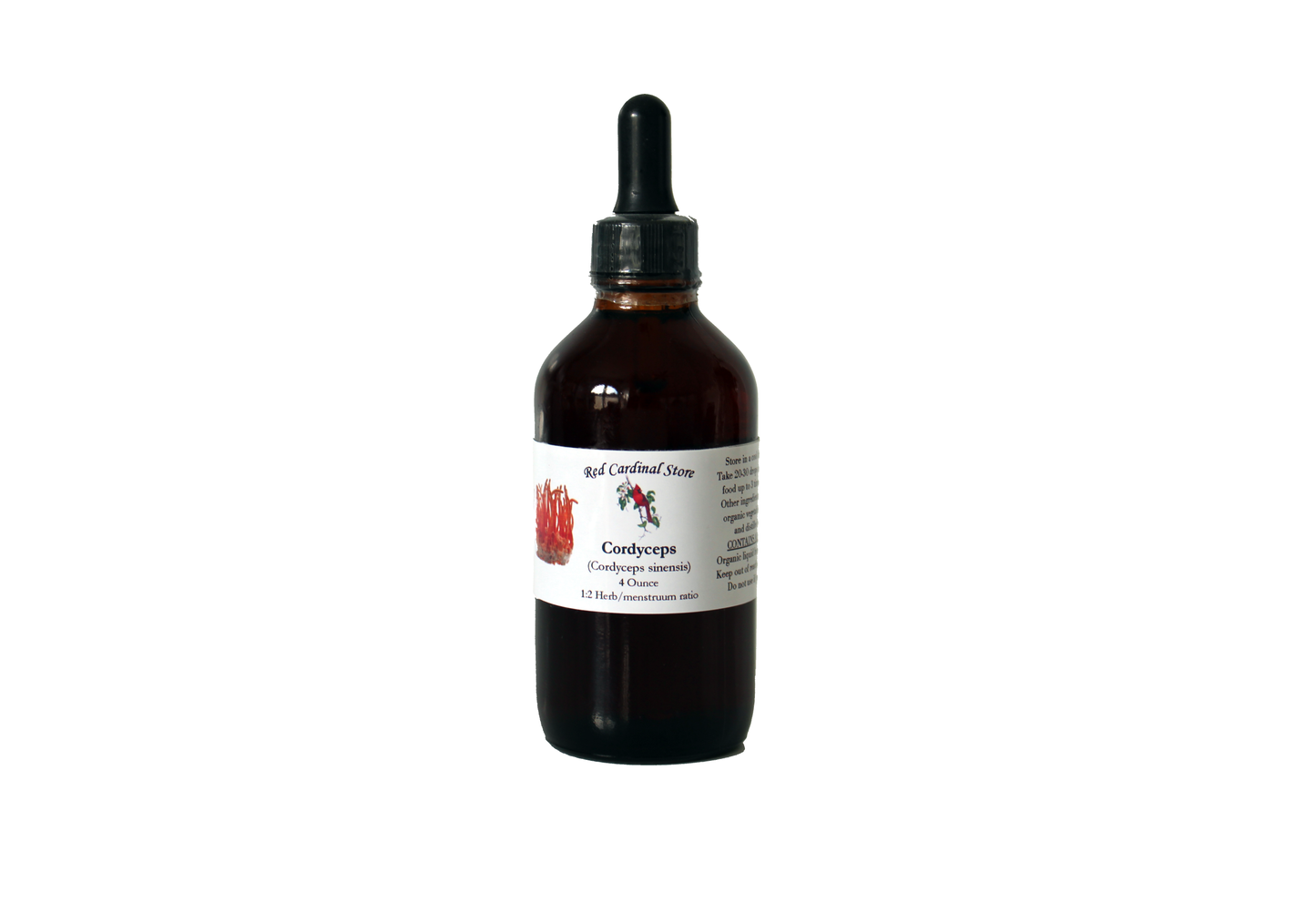 Cordyceps Mushroom Tincture Herb Extract Double Extraction