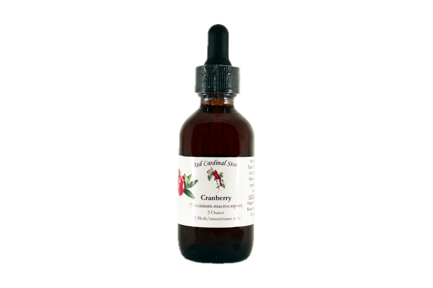 Cranberry Tincture Herb Extract Double Extraction