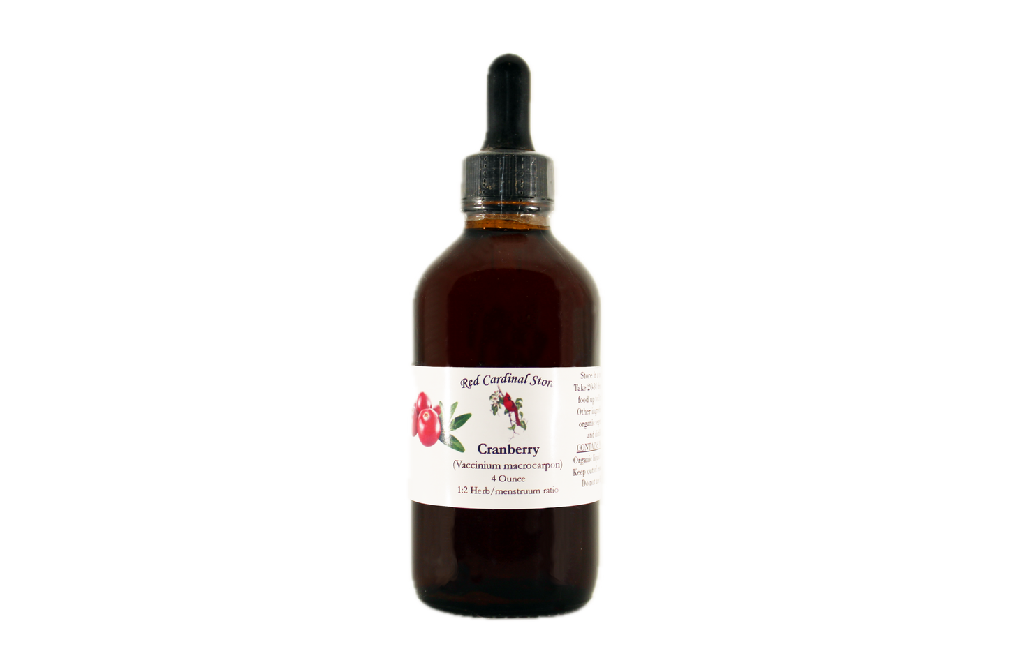 Cranberry Tincture Herb Extract Double Extraction