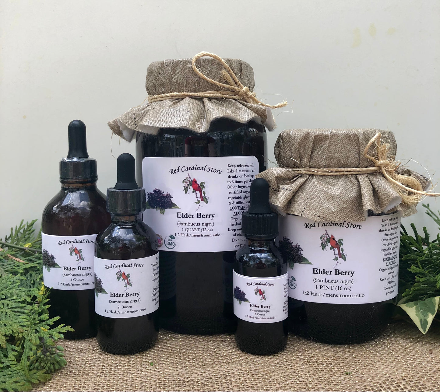 Elderberry Tincture Herb Extract Double Extraction