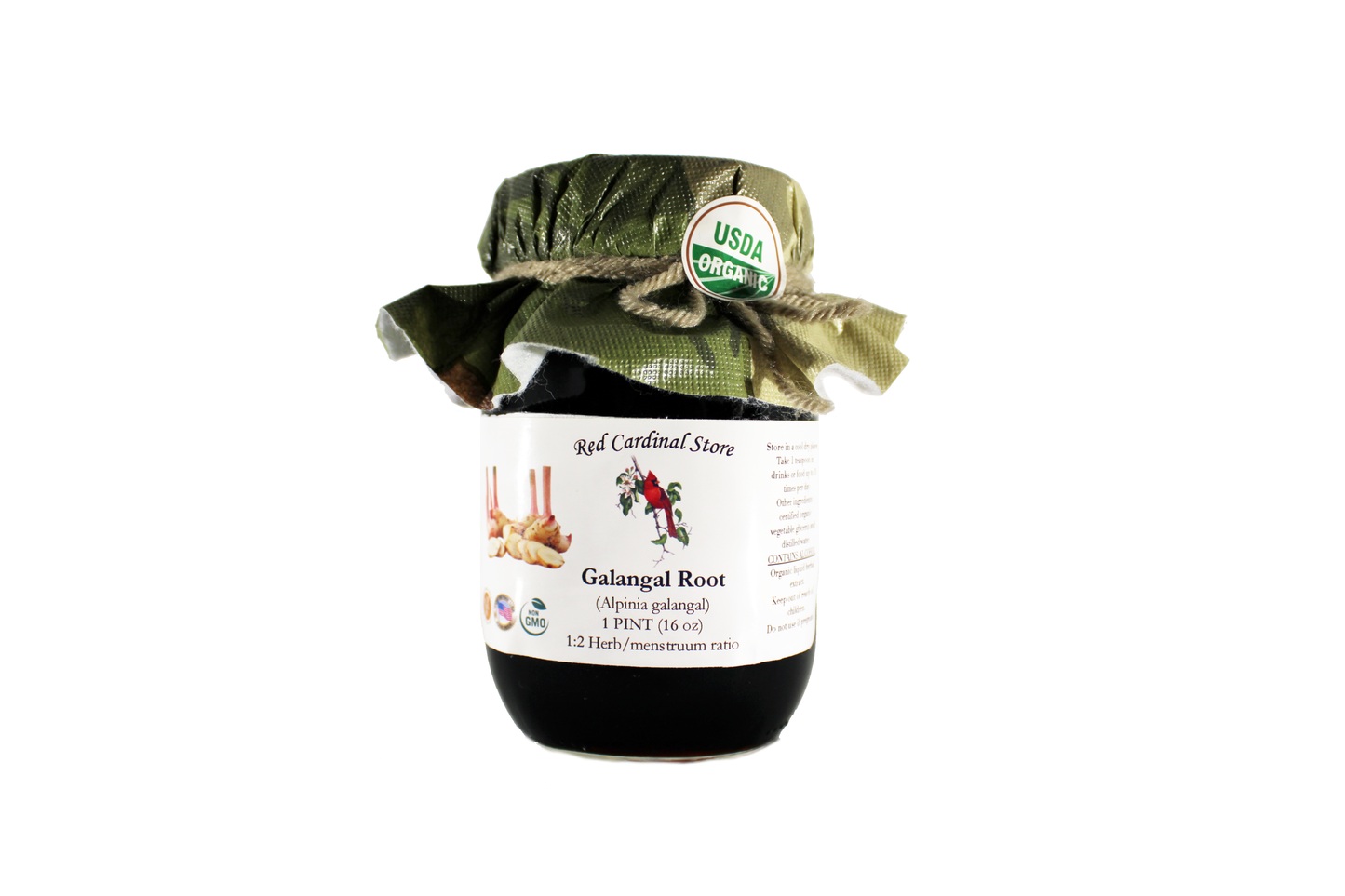 Galangal Root Tincture Herb Extract Double Extraction