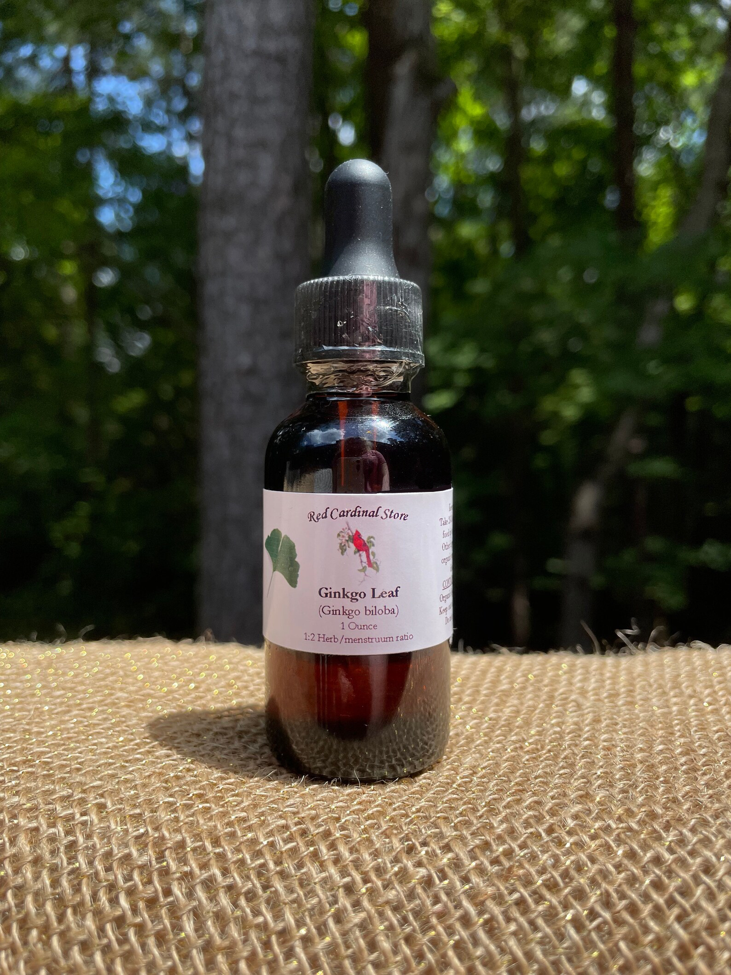Ginkgo Leaf Tincture Herb Extract Double Extraction