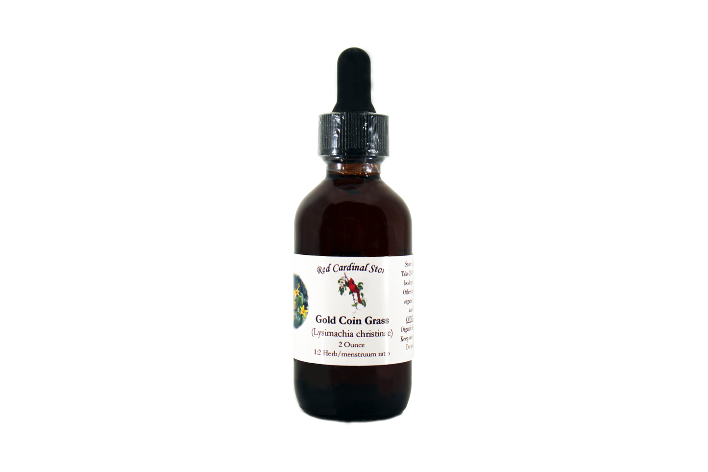 Gold Coin Grass (Jin Qian Cao, Lysimachia Christinae) Tincture Herb Extract Double Extraction