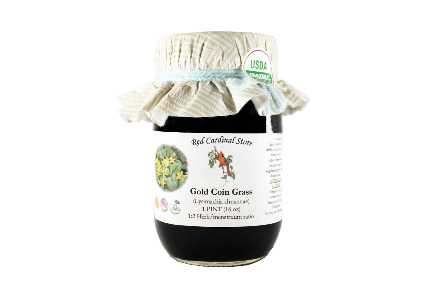 Gold Coin Grass (Jin Qian Cao, Lysimachia Christinae) Tincture Herb Extract Double Extraction