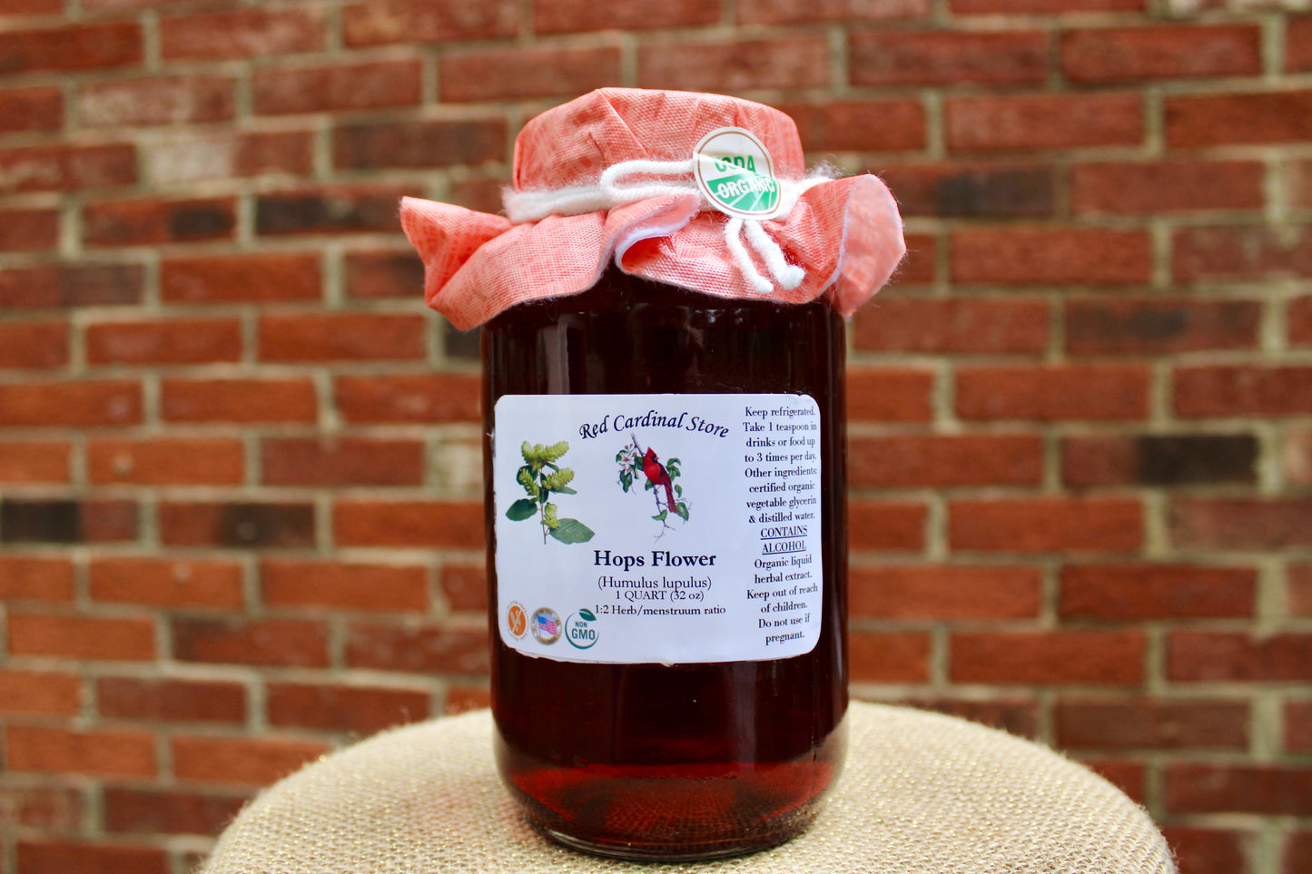 Hops Flower (Humulus Lupulus) Tincture Herb Extract Double Extraction