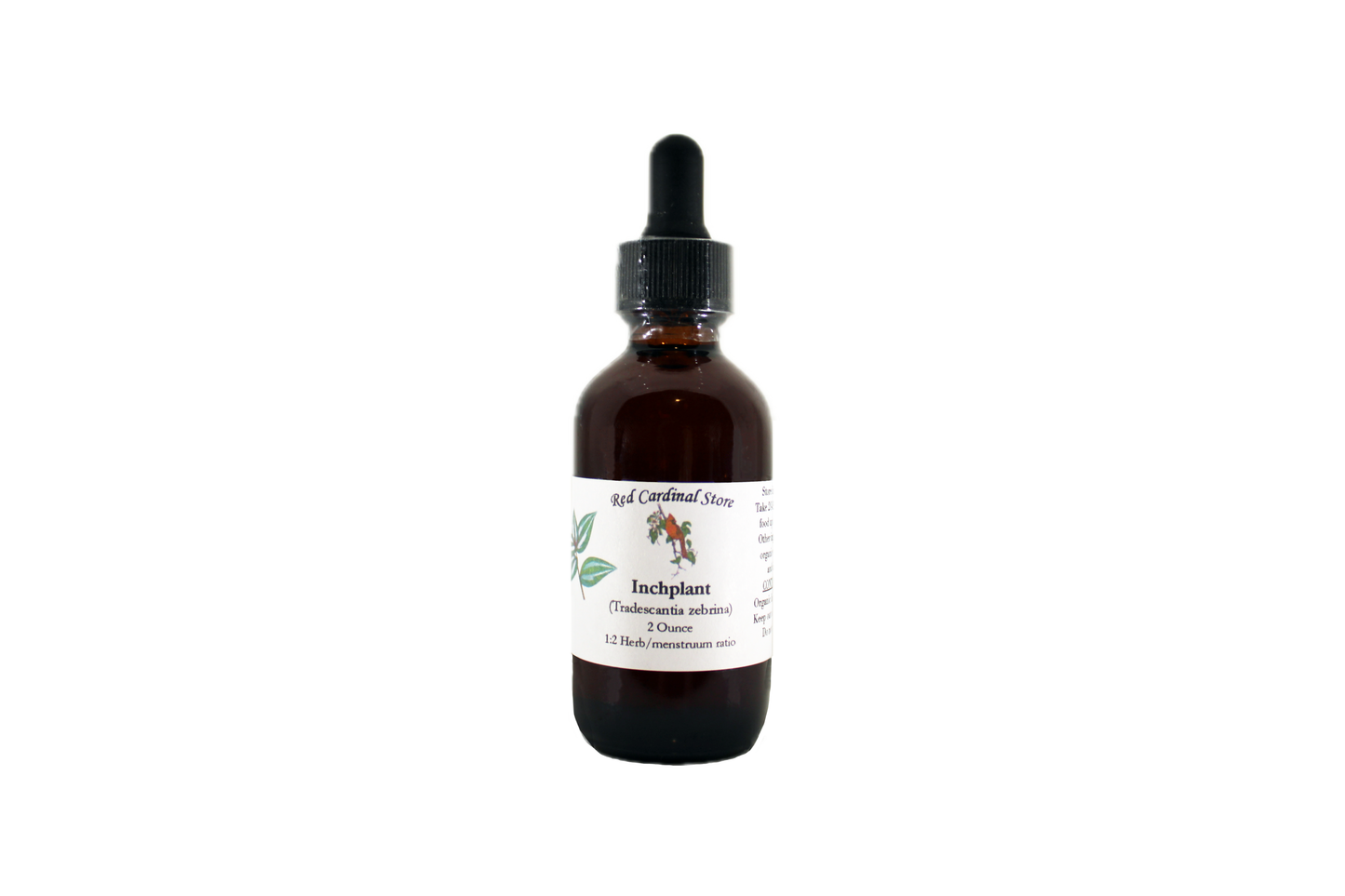 Inchplant (Tradescantia Zebrina, Wandering Jew) Tincture Herb Extract Double Extraction