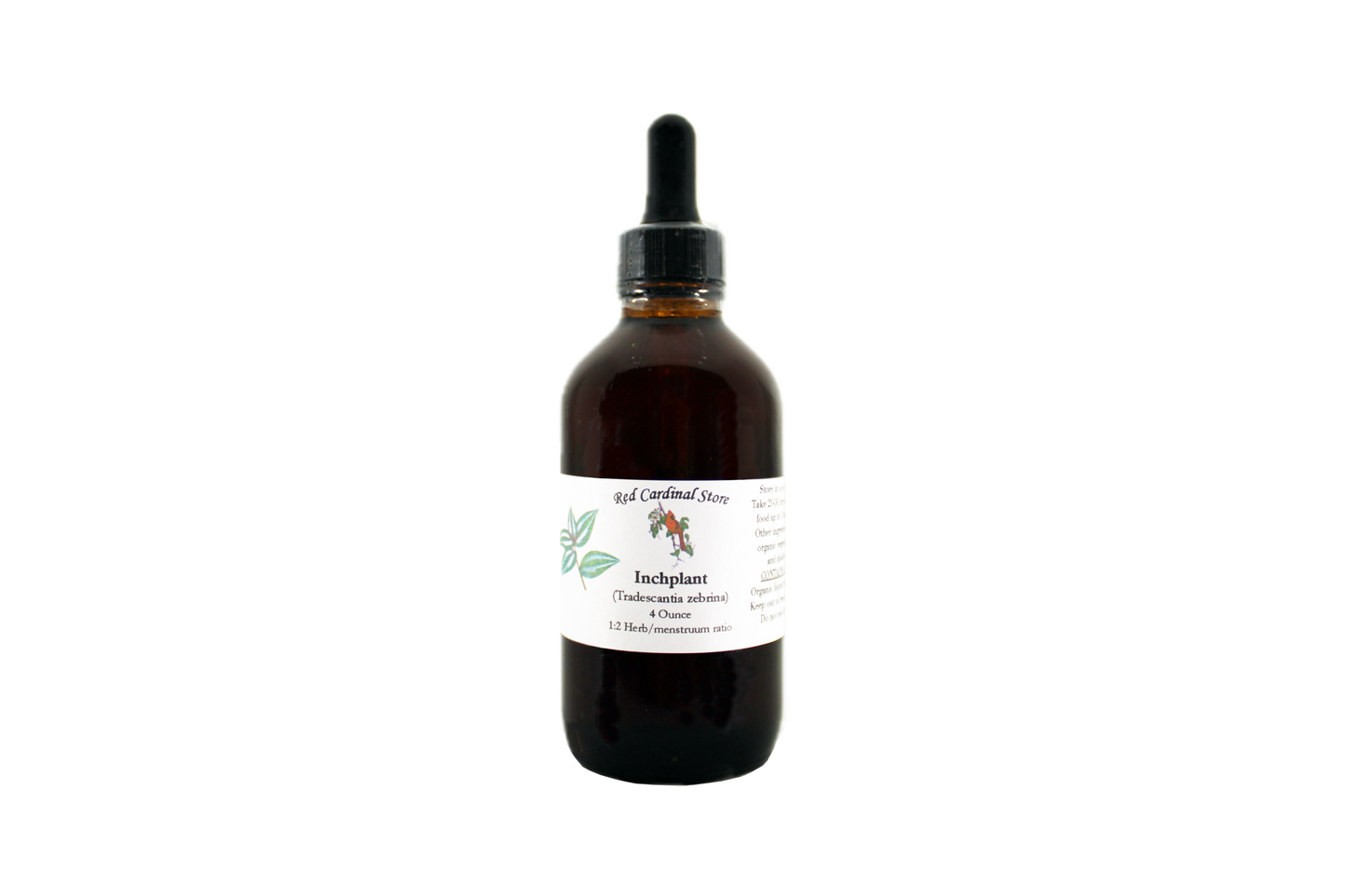 Inchplant (Tradescantia Zebrina, Wandering Jew) Tincture Herb Extract Double Extraction