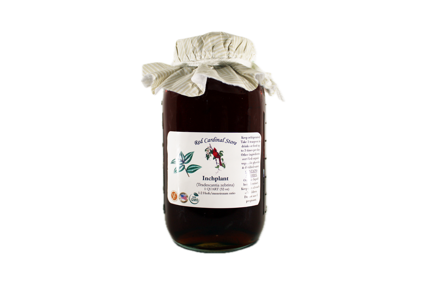 Inchplant (Tradescantia Zebrina, Wandering Jew) Tincture Herb Extract Double Extraction