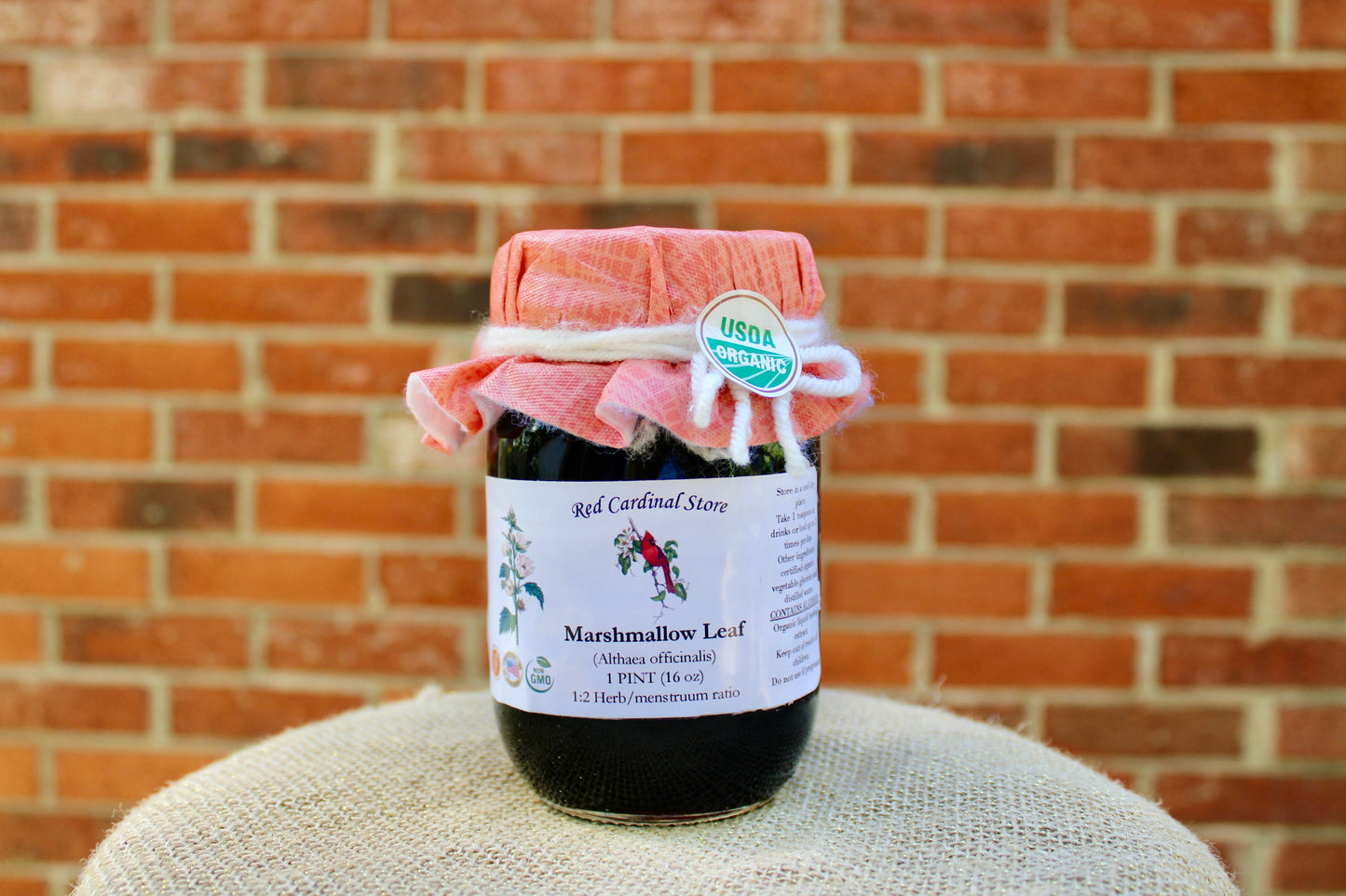 Marshmallow Leaf (Althaea Officinalis) Tincture Herb Extract Double Extraction