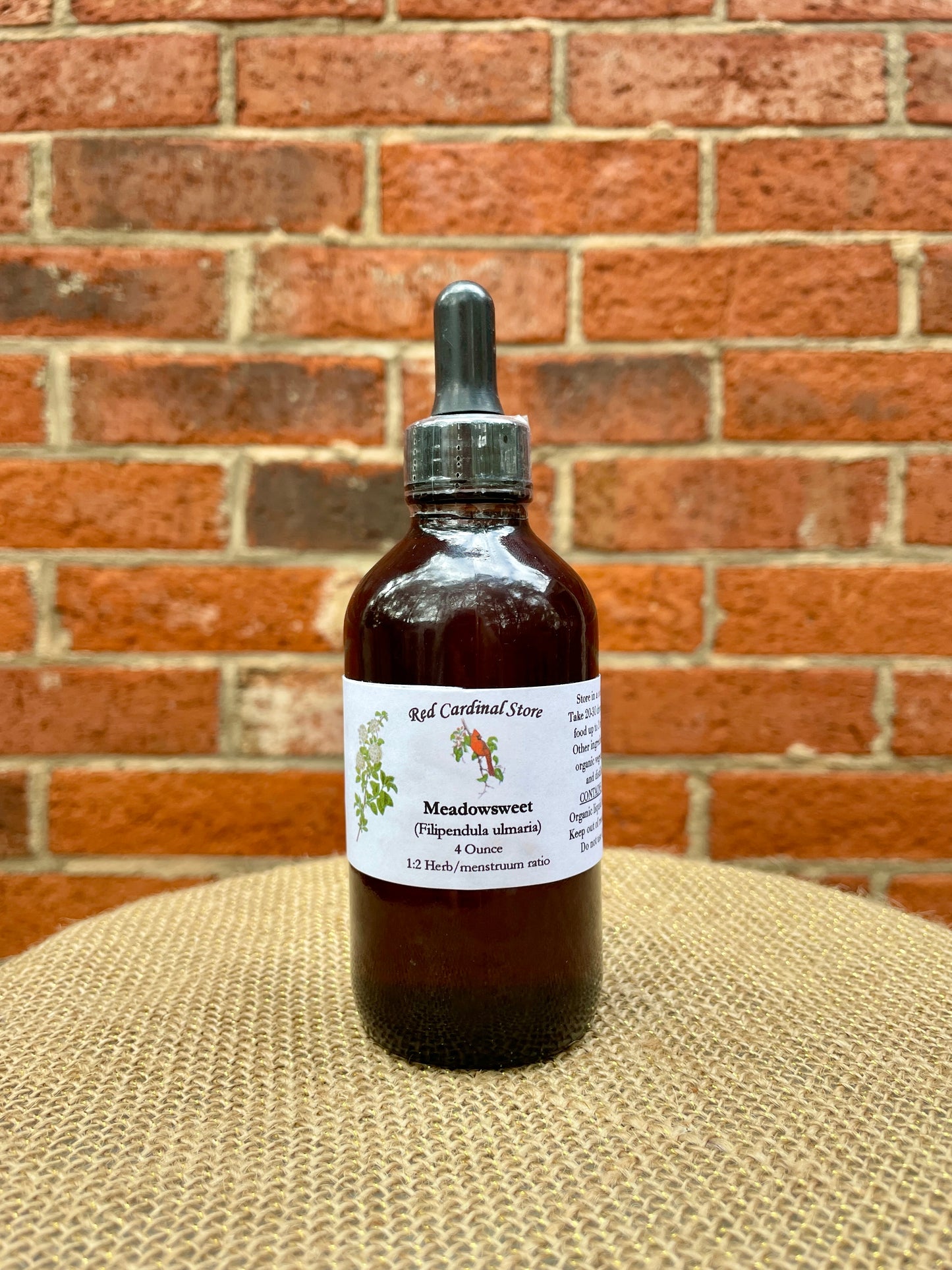 Meadowsweet (Filipendula Ulmaria) Tincture Herb Extract Double Extraction