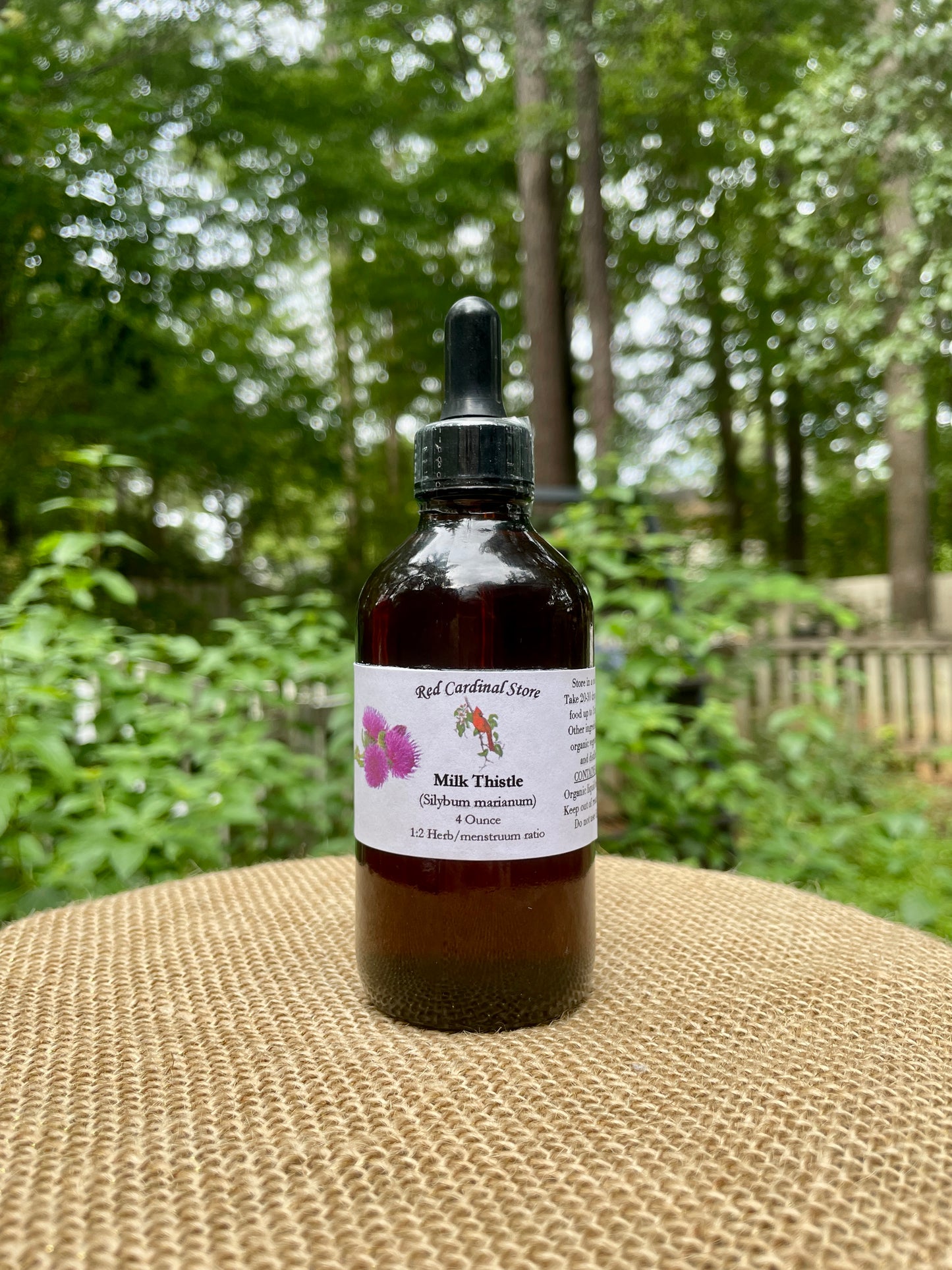 Milk Thistle Tincture Herb Extract Double Extraction