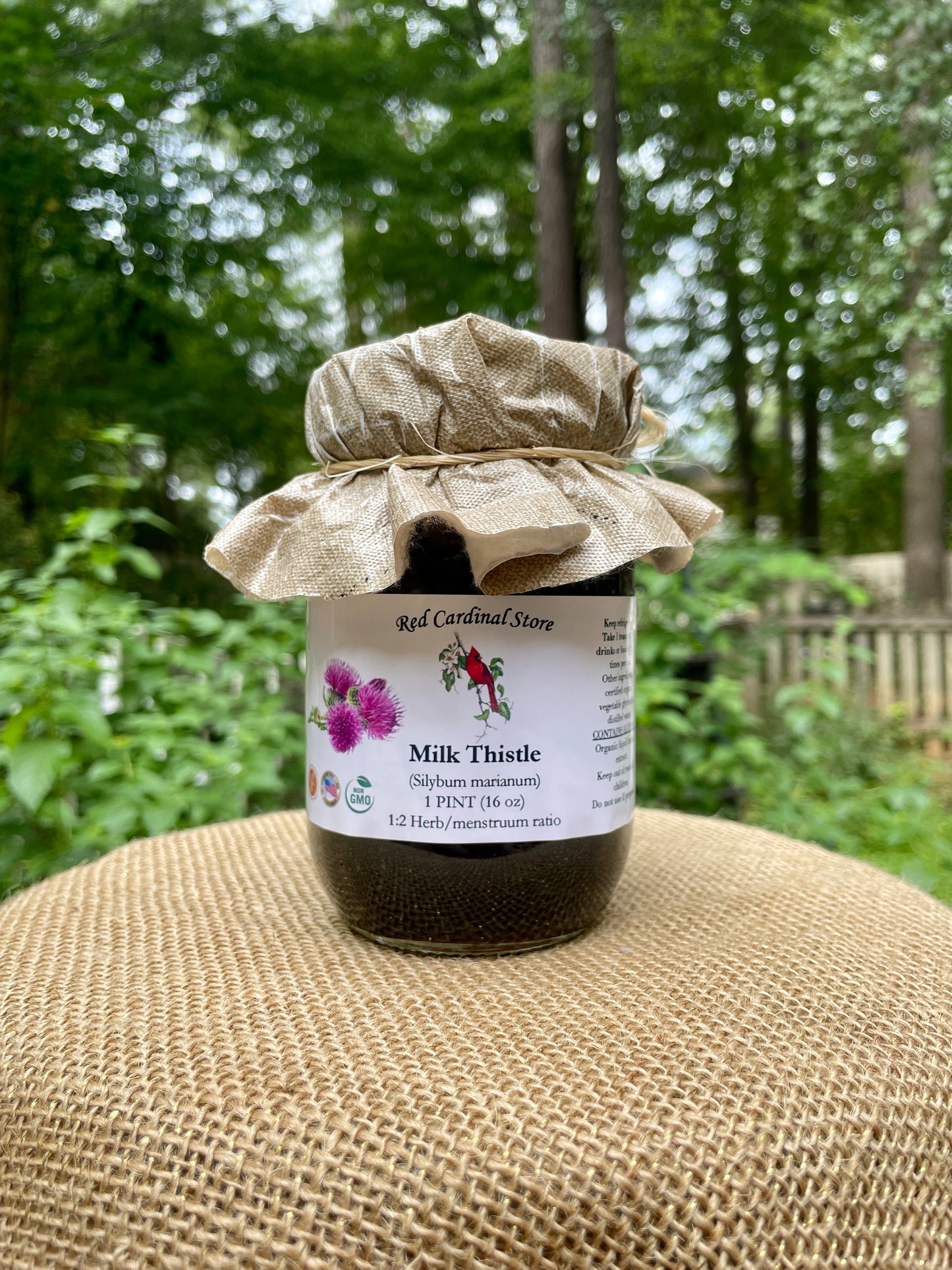 Milk Thistle Tincture Herb Extract Double Extraction