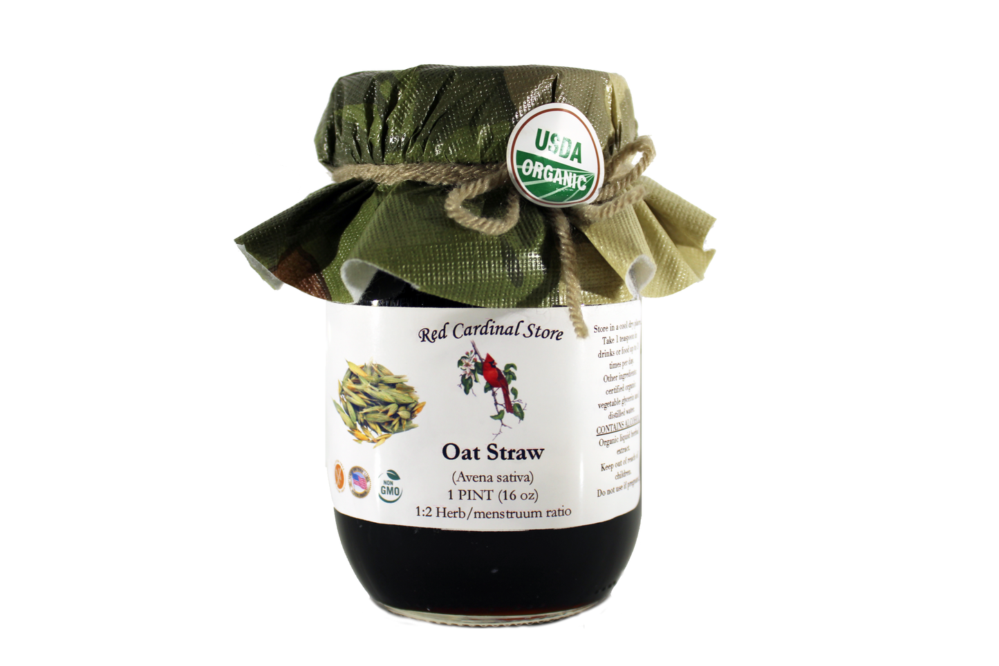 Oat Straw (Avena Sativa) Tincture Herb Extract Double Extraction