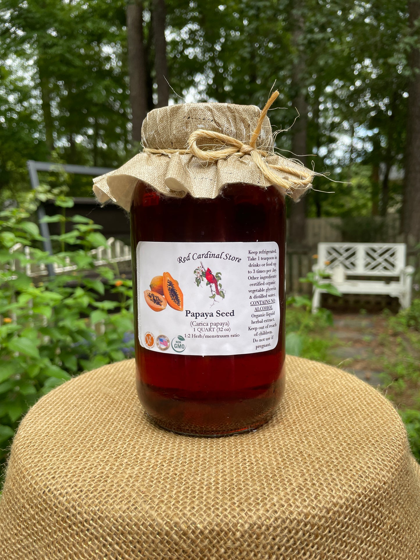 Papaya Seed Tincture Herb Extract Double Extraction