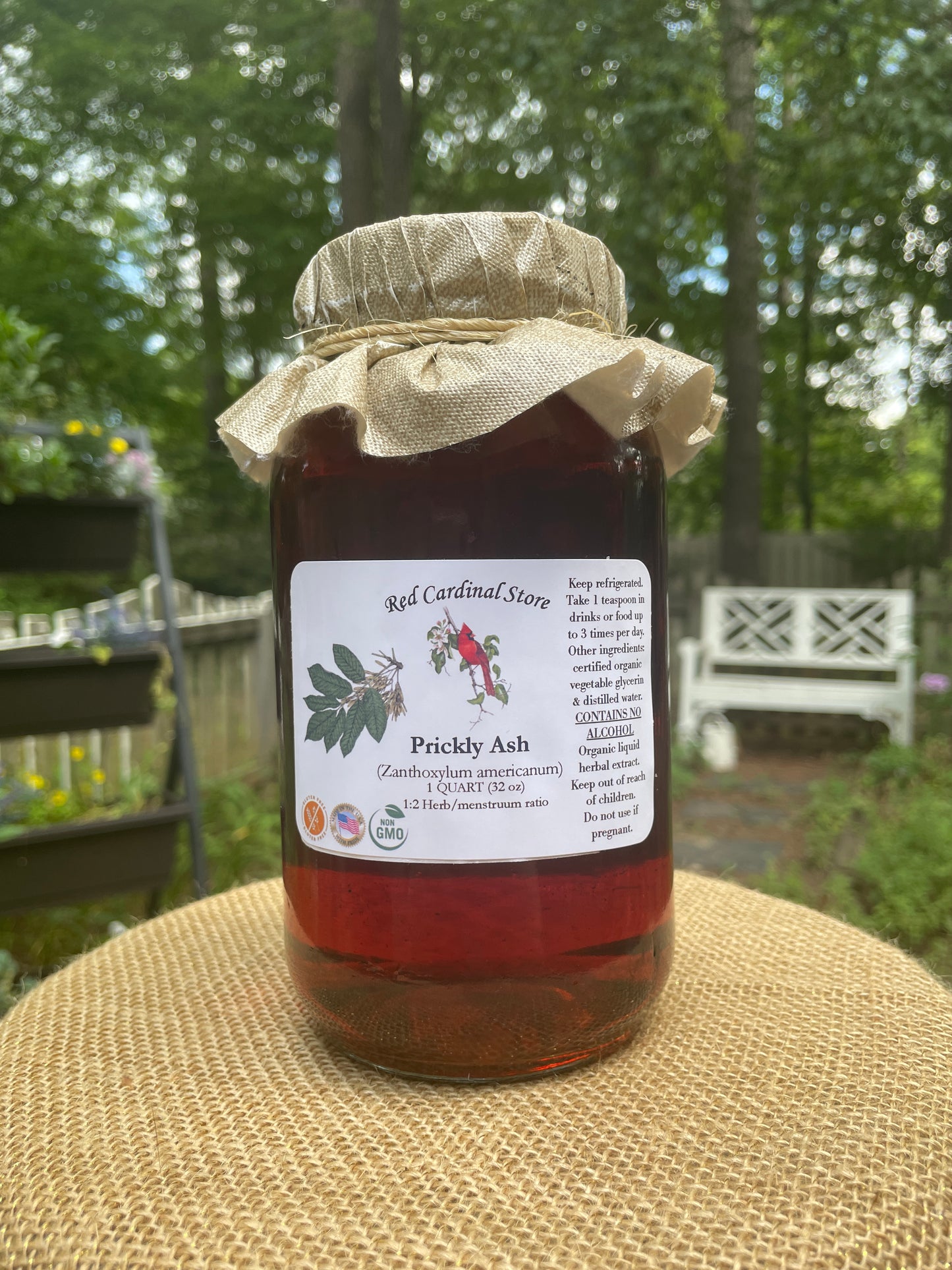 Prickly Ash Bark Tincture Herb Extract Double Extraction