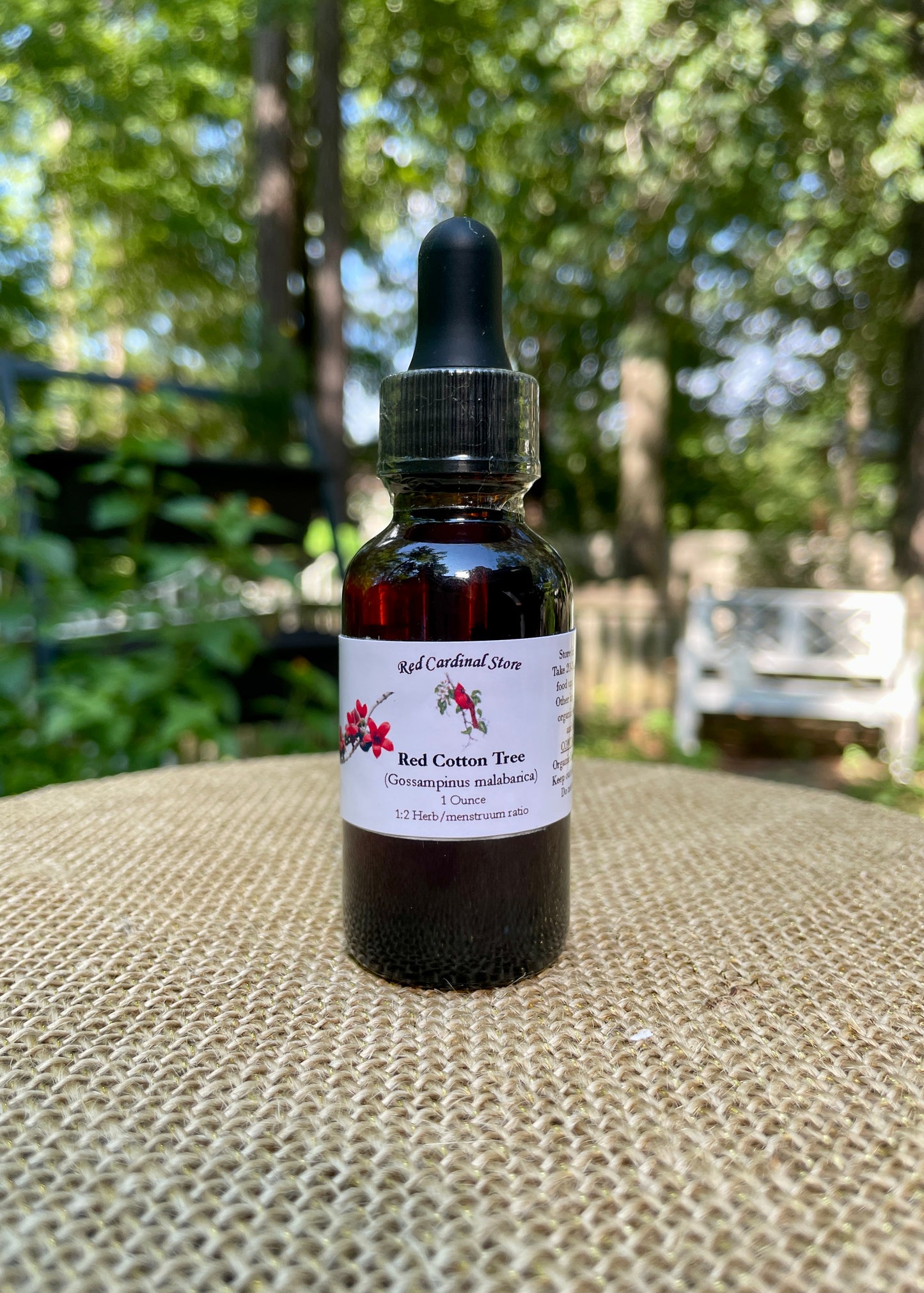 Red Cotton Tree Flower (Gossampinus Malabarica) Tincture Herb Extract Double Extraction