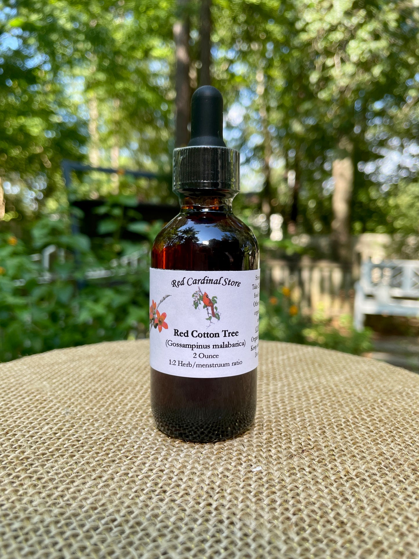 Red Cotton Tree Flower (Gossampinus Malabarica) Tincture Herb Extract Double Extraction