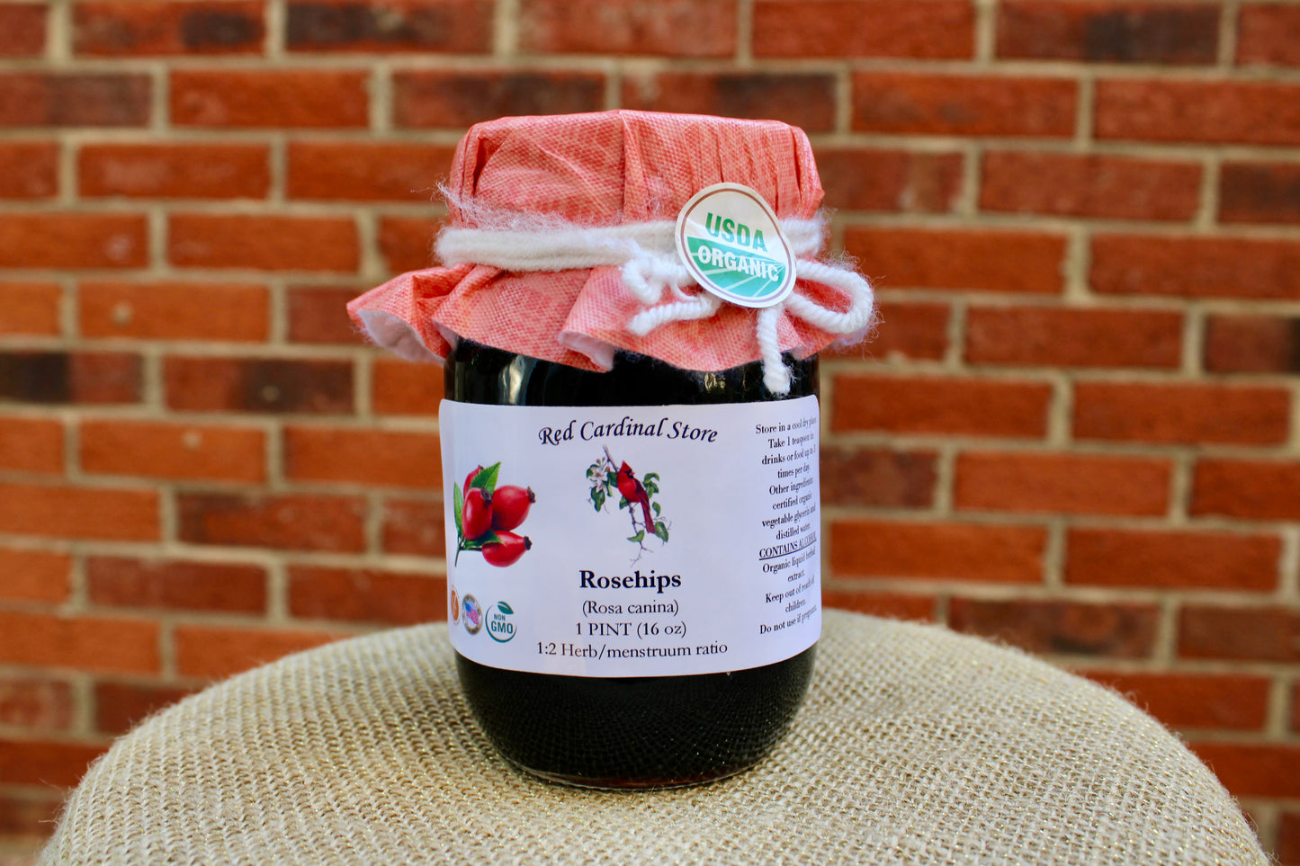 Rosehips Tincture Herb Extract Double Extraction