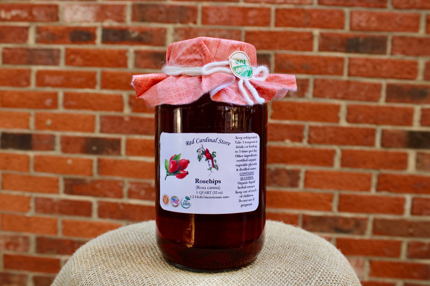Rosehips Tincture Herb Extract Double Extraction