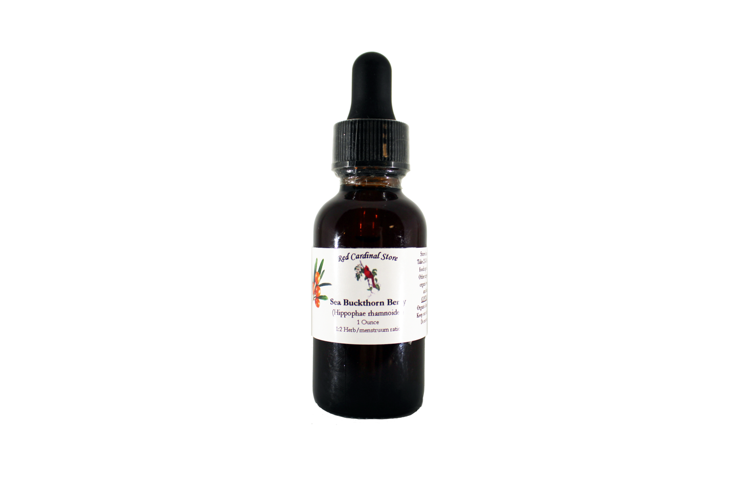 Sea Buckthorn Berry Tincture Herb Extract Double Extraction