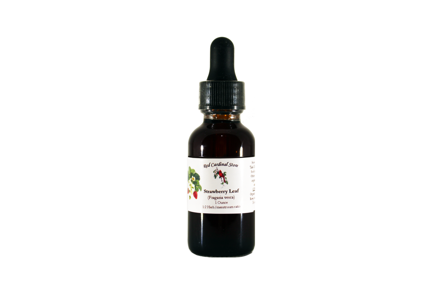 Strawberry Leaf (Fragaria Vesca) Tincture Herb Extract Double Extraction