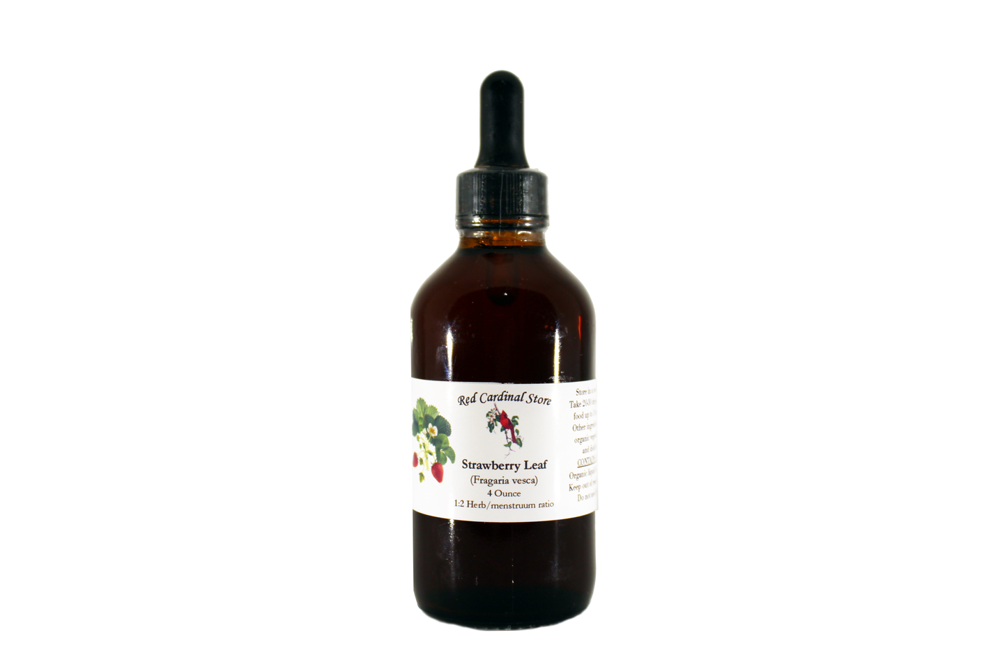 Strawberry Leaf (Fragaria Vesca) Tincture Herb Extract Double Extraction