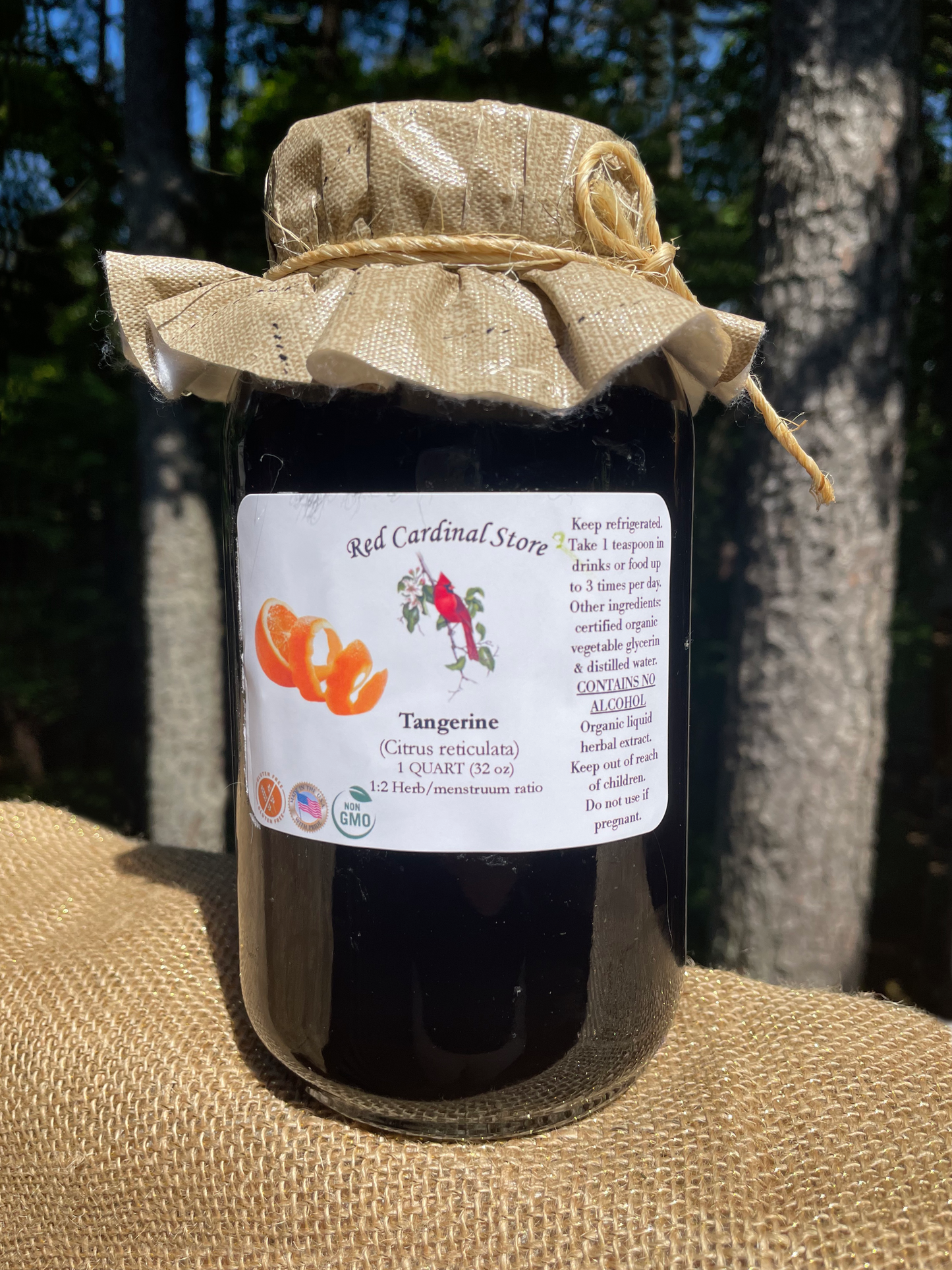 Tangerine Peel (Chen Pi) Tincture Herb Extract Double Extraction