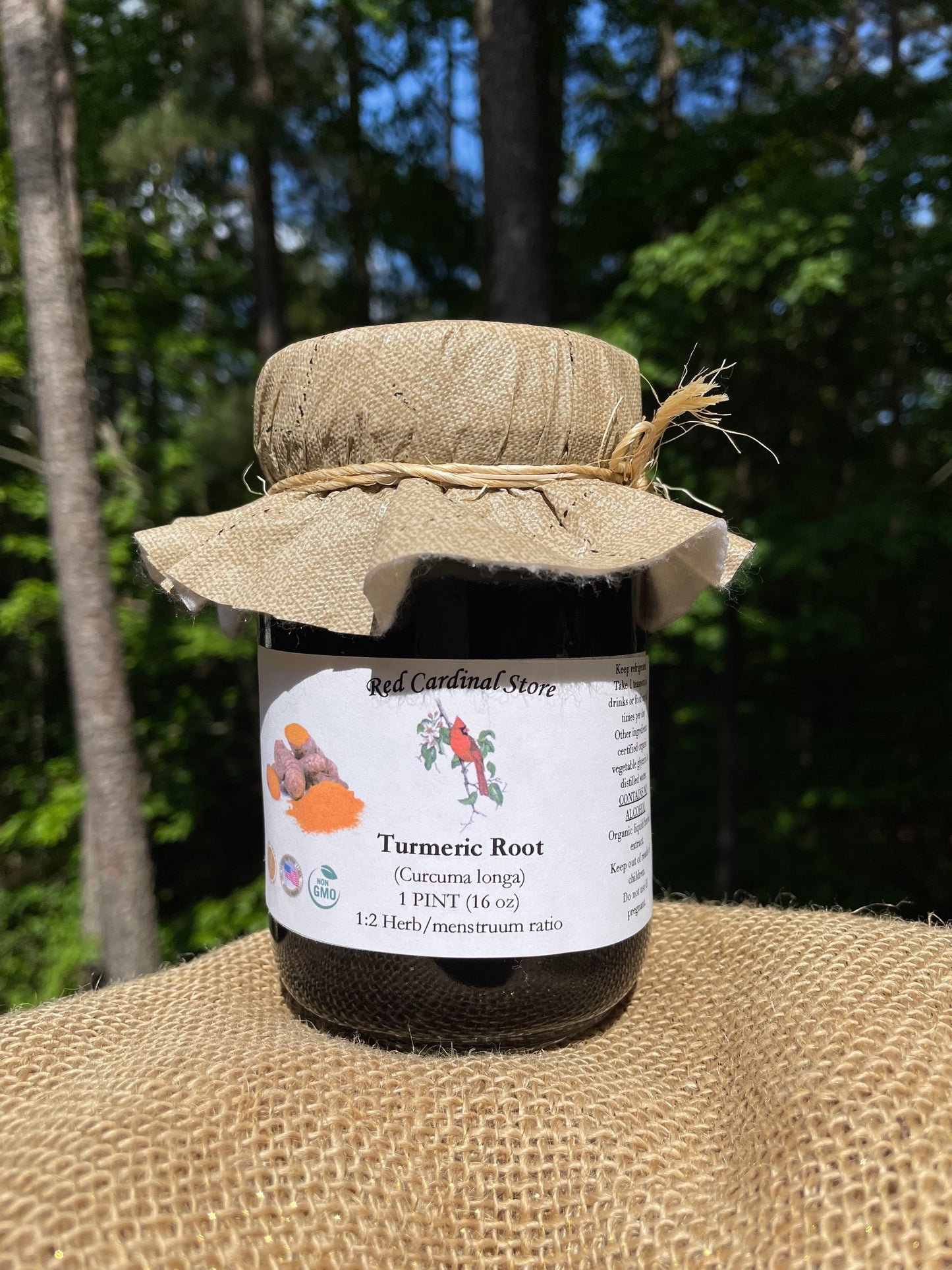 Turmeric Tincture Herb Extract Double Extraction