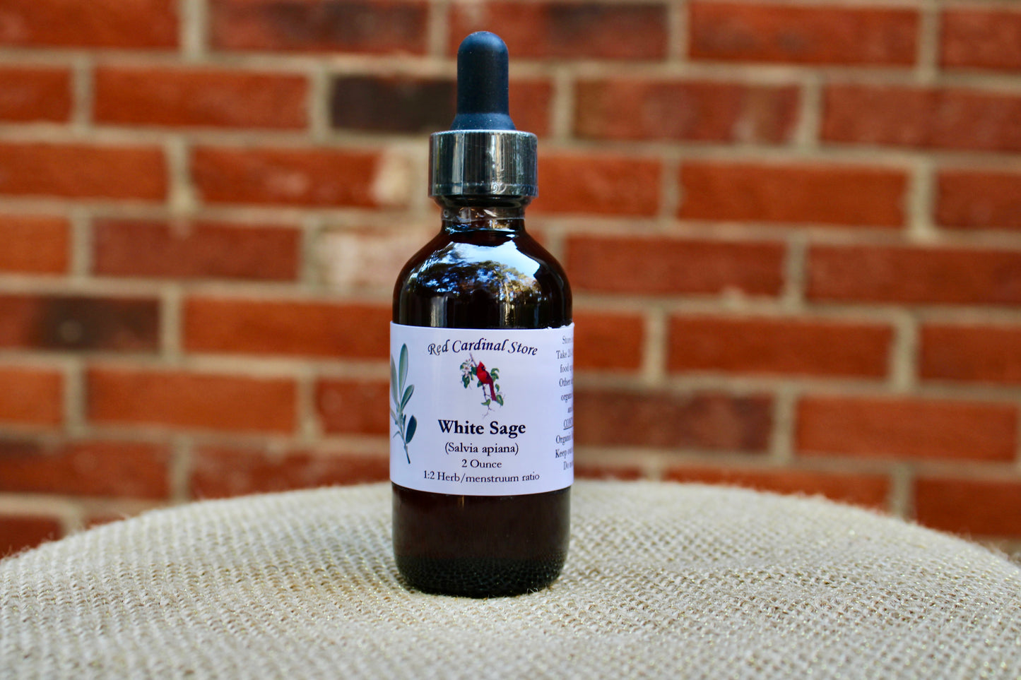 White Sage (Salvia Apiana) Tincture Herb Extract Double Extraction