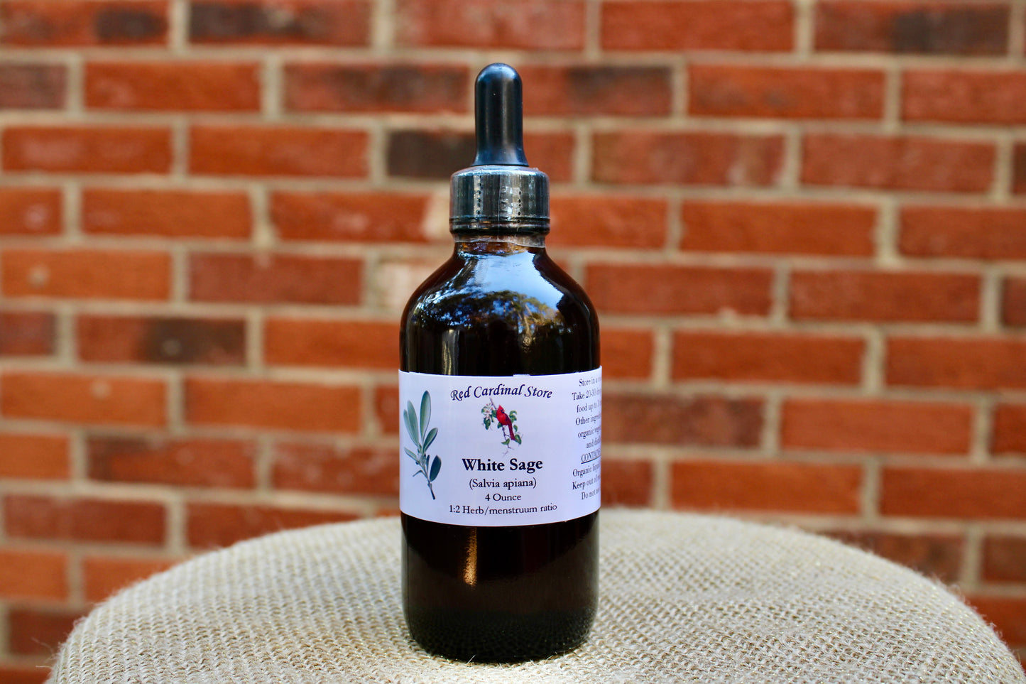 White Sage (Salvia Apiana) Tincture Herb Extract Double Extraction